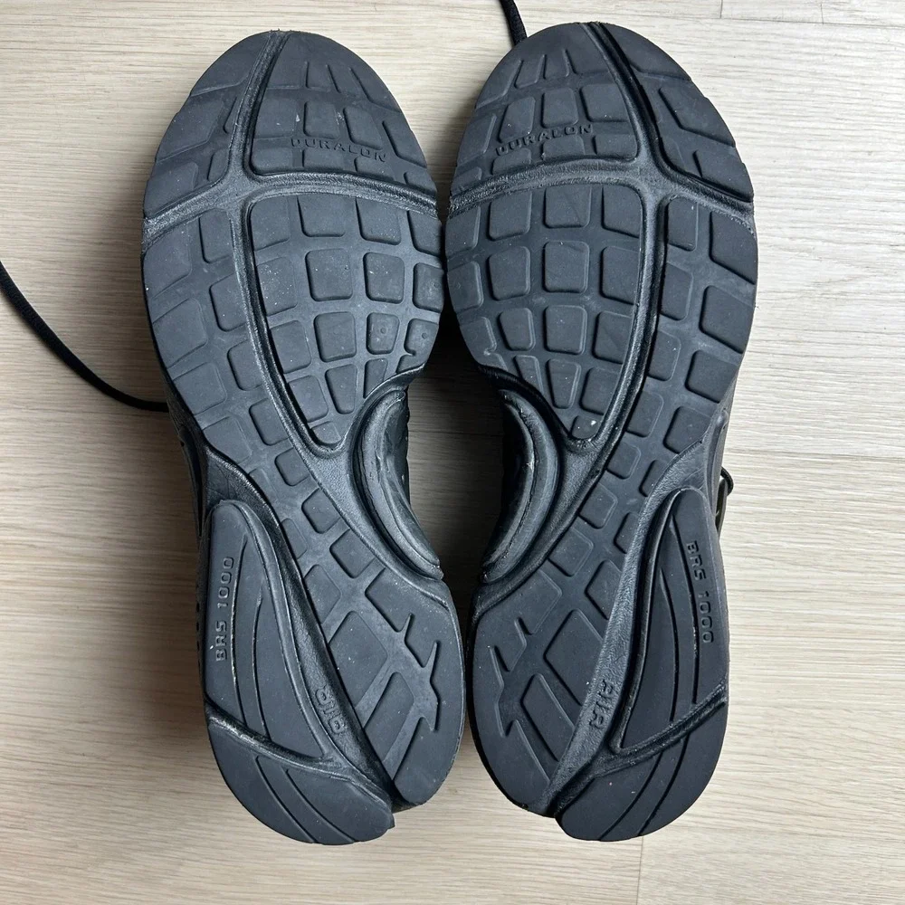 Vintage 2008 Nike Air Presto Mens Size 11 Triple Black Running Shoes 305919-009
